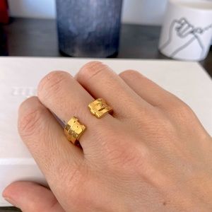Miansai Gold Cuff Ring